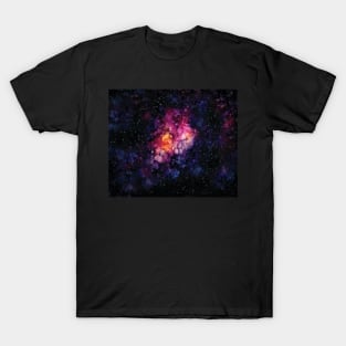 Kissedwaterlily Nebula and Stars T-Shirt